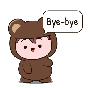 Chibi Simple Bear Brown รูปที่ 2