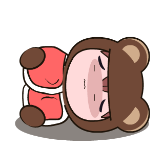 Chibi Simple Bear Brown รูปที่ 4