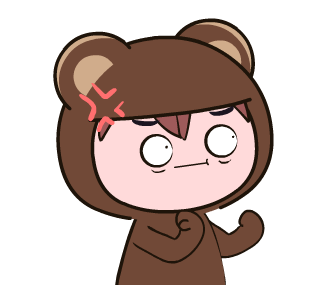 Chibi Simple Bear Brown รูปที่ 5