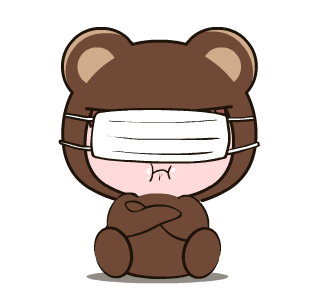 Chibi Simple Bear Brown รูปที่ 6