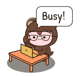 Chibi Simple Bear Brown รูปที่ 9