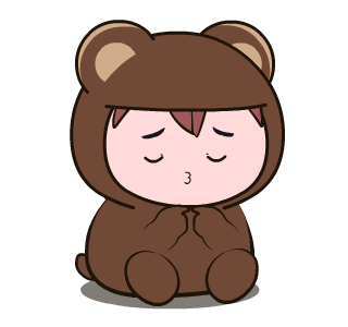 Chibi Simple Bear Brown รูปที่ 16