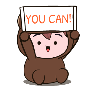 Chibi Simple Bear Brown รูปที่ 20