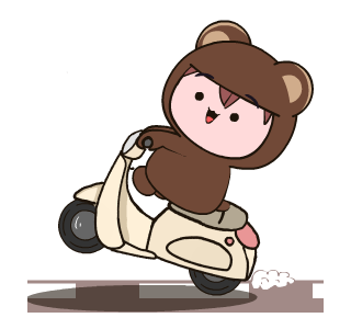 Chibi Simple Bear Brown รูปที่ 21
