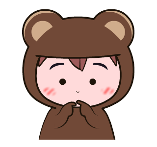 Chibi Simple Bear Brown รูปที่ 22