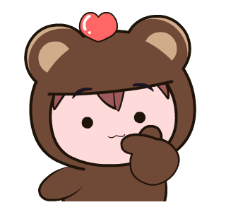 Chibi Simple Bear Brown รูปที่ 23