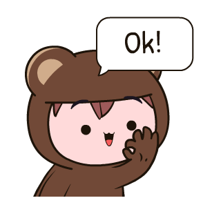 Chibi Simple Bear Brown รูปที่ 24