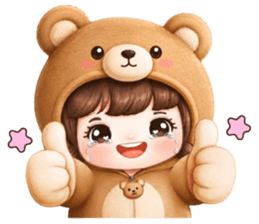 หญ้าหวาน ชุดหมีตัวกลม โอเคค่ะ รูปที่ 25