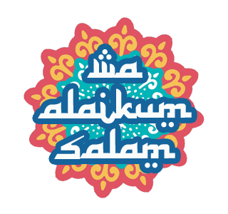 stiker salam sehari-hari รูปที่ 1