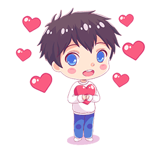 Tamiko and Riku (Chibi Version) รูปที่ 1