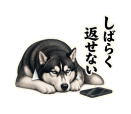 LINEスタンプ「しばらく返せない」のサンプル