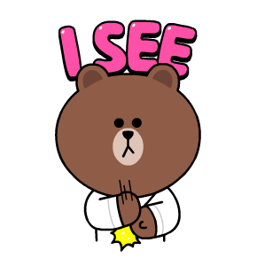 สติกเกอร์ชาวออฟฟิส♪BROWN&FRIENDS รูปที่ 21