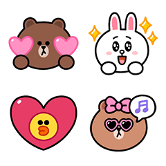 LINE Characters: Cute and Soft Emoji