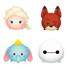 Disney Tsum Tsum(인기 작품) 이모티콘