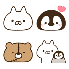Penguin and Cat Days Emoji