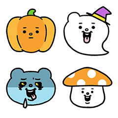 Betakkuma Halloween Emoji