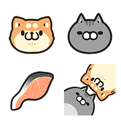 Plump Dog & Plump Cat Emoji