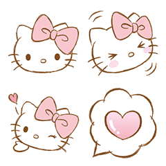 Hello Kitty Pink Emoji