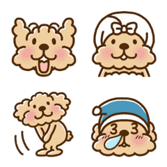 Putaro the Poodle Basic Emoji