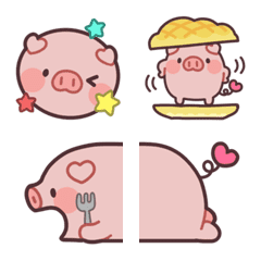 Cute Pig Emoji – LINE Emoji | LINE STORE