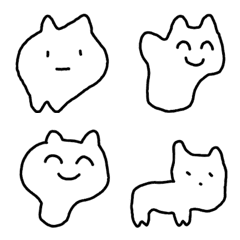 Simple cute cat Emoji