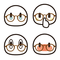 Oekaki Emoji (eyeglasses)