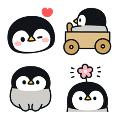 Baby of a gentle penguin[Emoji]