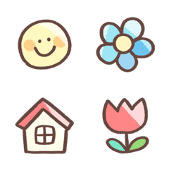 emoji of simple and gentle color