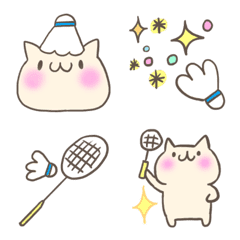 Nekotan badminton emoji