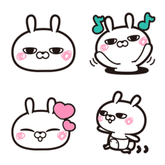Single Eyelid Of A Rabbit Emoji Line Emoji Line Store