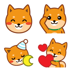Shiba dog "MUSASHI" emoji