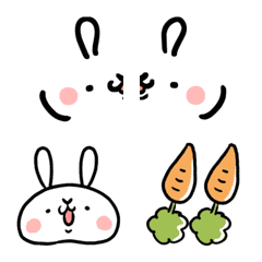 The emoticon of that rabbit.