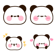 Easy to use message Panda emoji