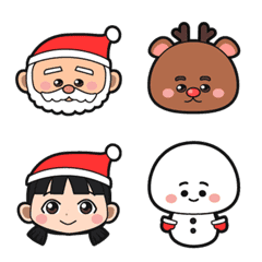 Everybody's Happy Christmas Emoji