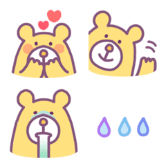 Yellow Bear Emoji