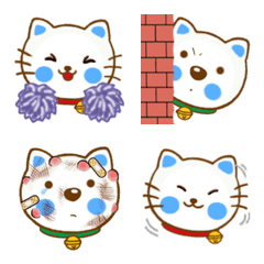 momo cat and tata dog - emoji