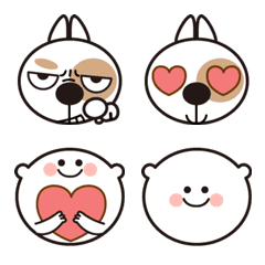 bear & dog Emoji