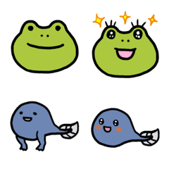 The Frog PINYA Emoji part1