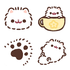 Pomeranian Mochi Emoji Line Emoji Line Store