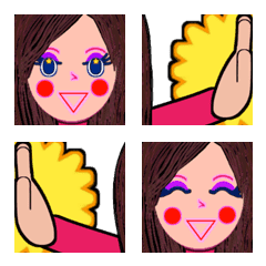 25 Kawaii Happy Girl Emoji Cute Emoticon