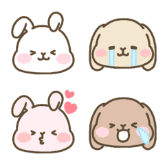 omochi usagi emoji(expression)