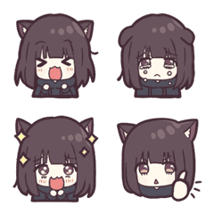 Menhera-chan. Emoji 4 - Cat Ver.