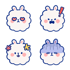 Cute Alpaca Emoji 