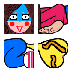 26 Kawaii Happy Girl Emoji Cute Emoticon