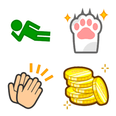 Cat hand and  Pictogram and Hand sign