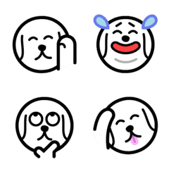 BALLOON DOG EMOJI (DOG FACE)