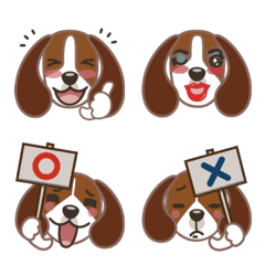 Beagle's emoji "KINAKOMBU"