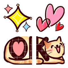 Message Emoji | Cat pattern