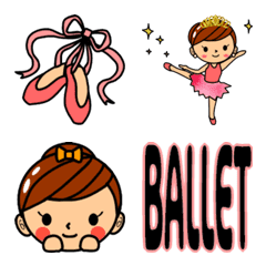 Love Ballet*ballerina*Emoji