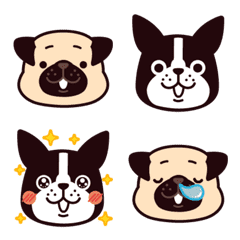 Ranran of the pug Emoji